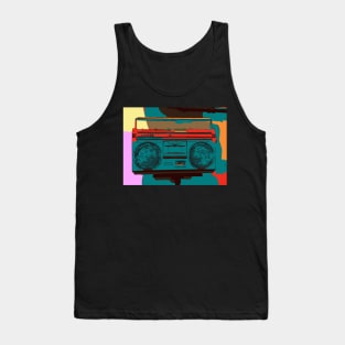 Radio Retro Pop-Art Comic Tank Top